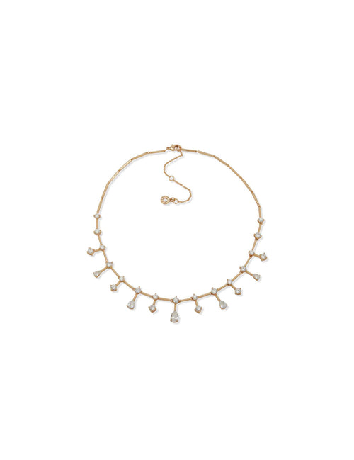 Anne Klein Gold Tone 16In Stationed Necklace