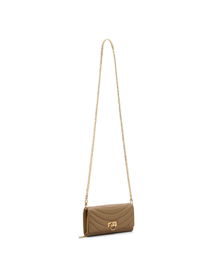 Anne Klein 2 Piece Gift Set with Flap Crossbody and Bifold Wallet