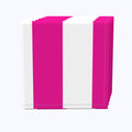 3" Cabana Stripe, Fuchsia & White Napkins