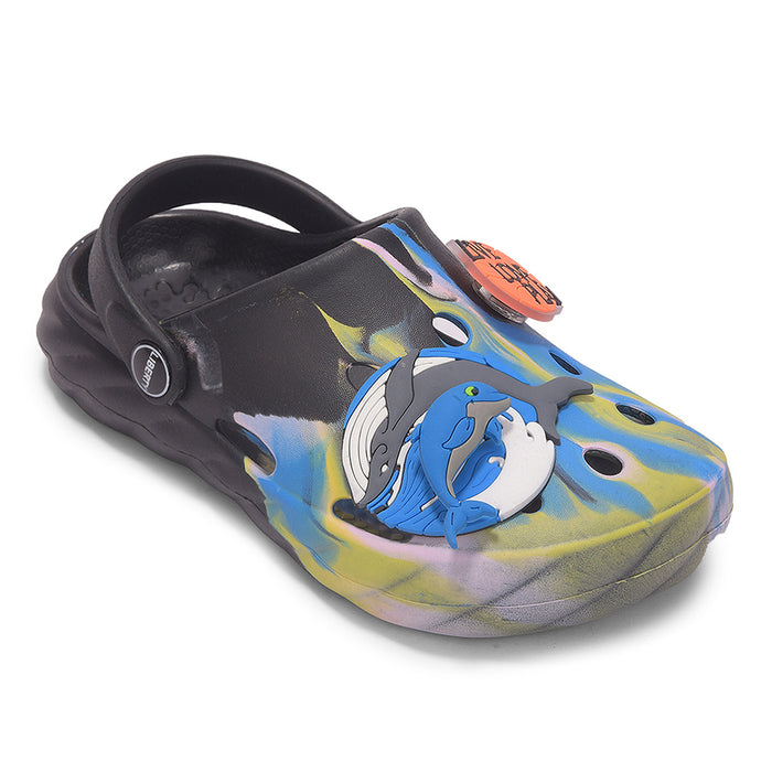 A Ha Beachwalk6 Black Casual Clogs Sandal For Kids By Liberty
