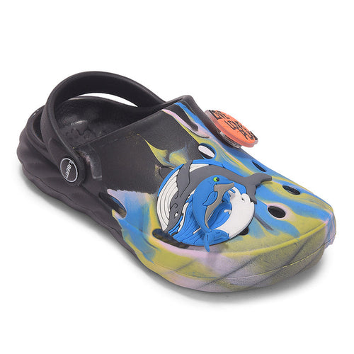 A Ha Beachwalk6 Black Casual Clogs Sandal For Kids By Liberty