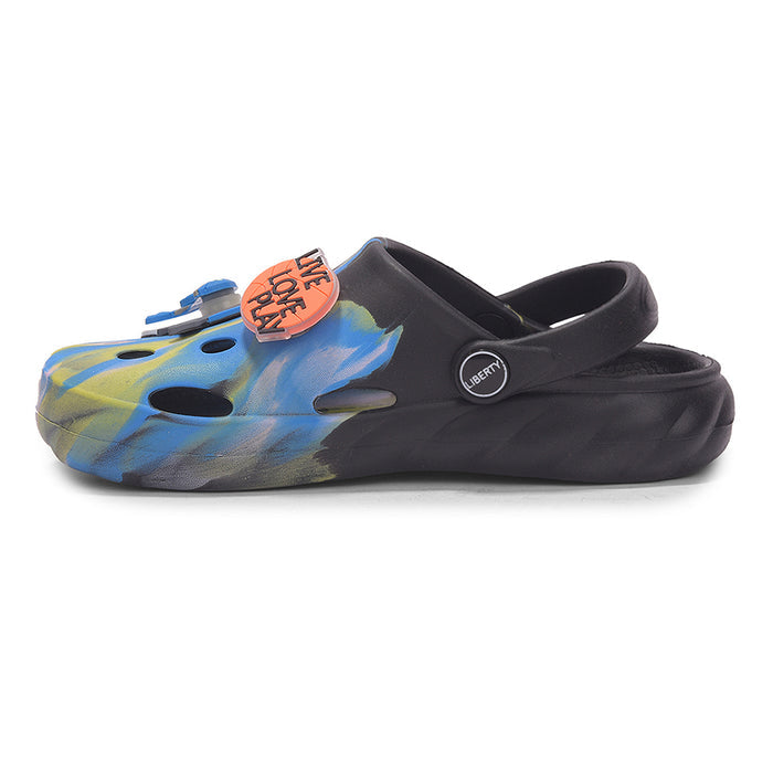 A Ha Beachwalk6 Black Casual Clogs Sandal For Kids By Liberty