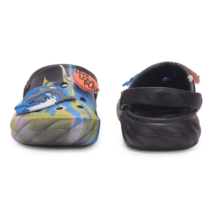 A Ha Beachwalk6 Black Casual Clogs Sandal For Kids By Liberty