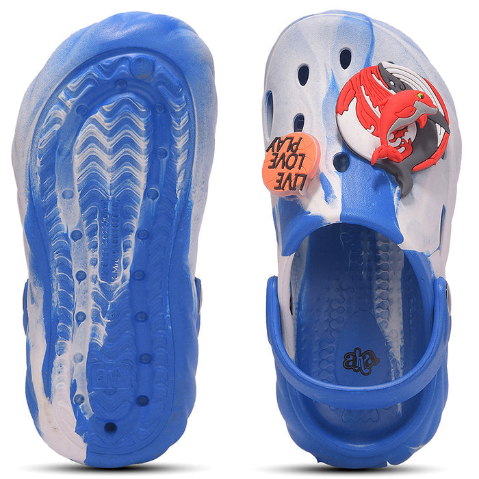 A Ha Beachwalk6 Royal Blue Casual Clogs Sandal For Kids By Liberty