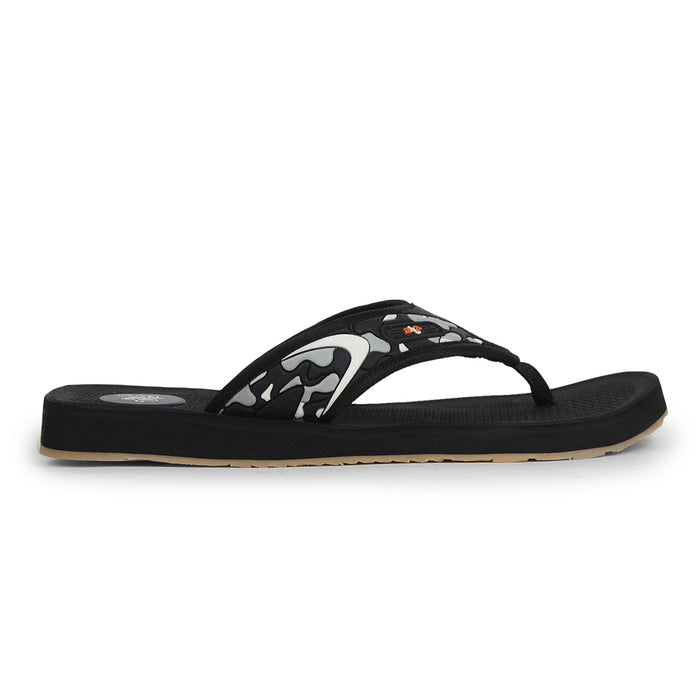 A-HA Black Casual Slipper For Men ANCO-7
