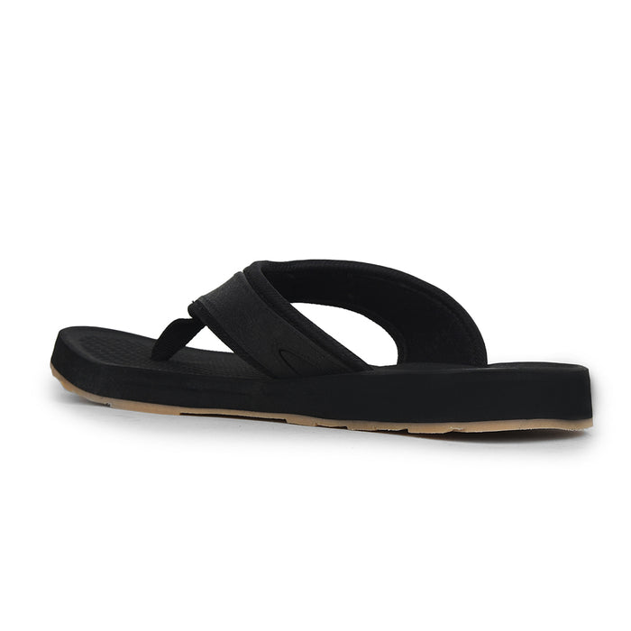 A-HA Black Casual Slipper For Men ANCO-7