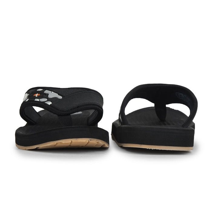 A-HA Black Casual Slipper For Men ANCO-7