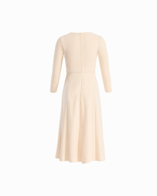 Anne Klein A-Line Tie Waist Midi Dress