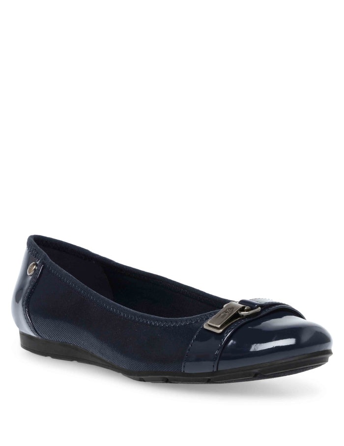 Anne Klein Navy Able Flat