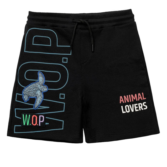 Animal Lovers Embroidered Shorts