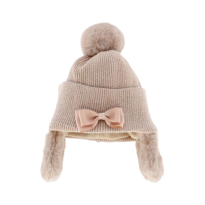 Babies Beige "Bianca" Beanie Hat