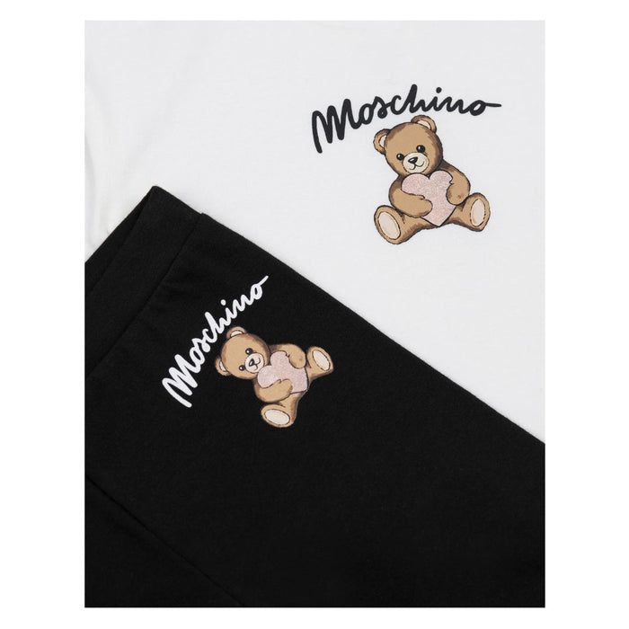 Babies Black & Ivory Legging Set