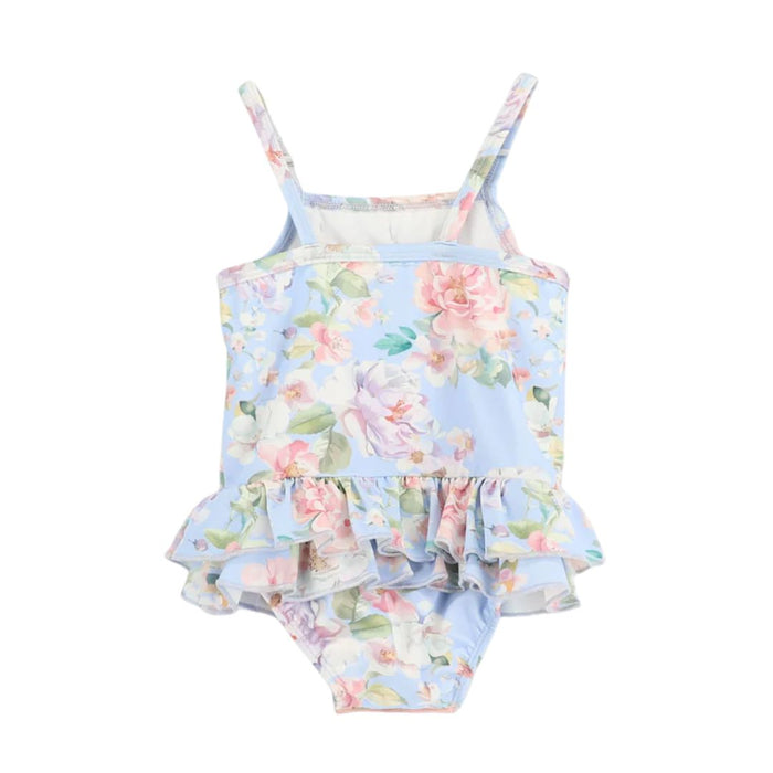 Babies Blue Floral Swimsuit