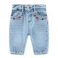 Babies Embroidered Floral Jeans