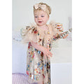 Babies Gold Foil Floral Print Dress
