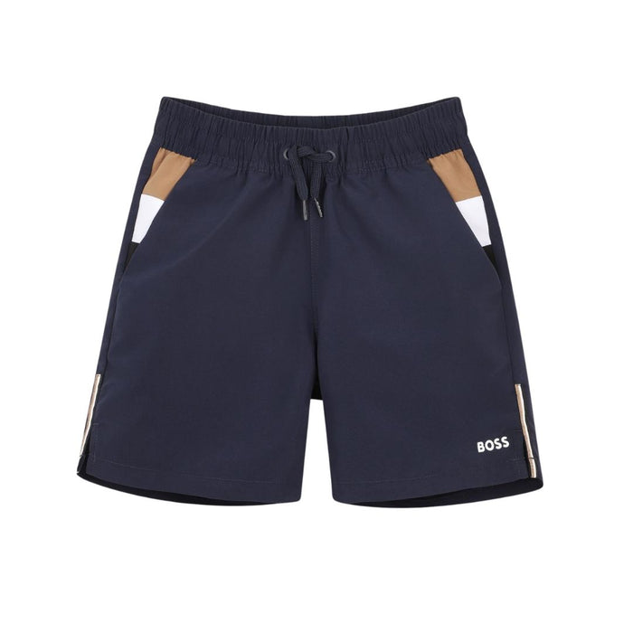 Babies Navy Blue Swim Shorts