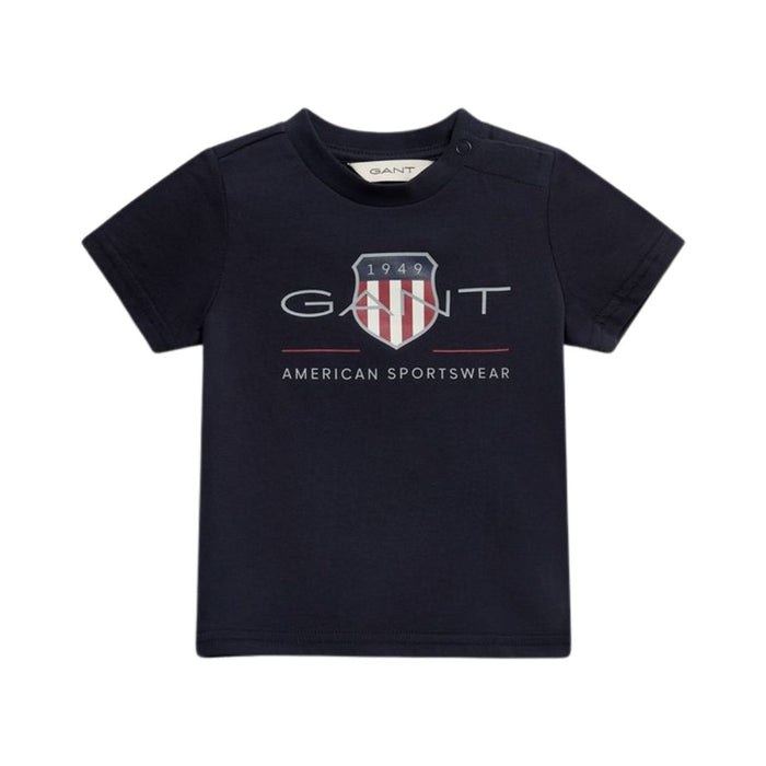 Babies Navy Large Shield T-Shirt