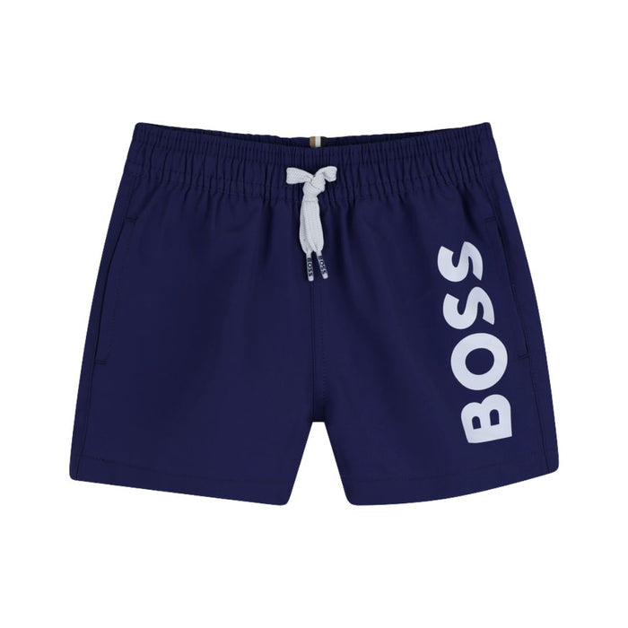 Babies Navy Logo Swim Shorts