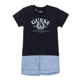 Babies Navy T-Shirt & Shorts Set
