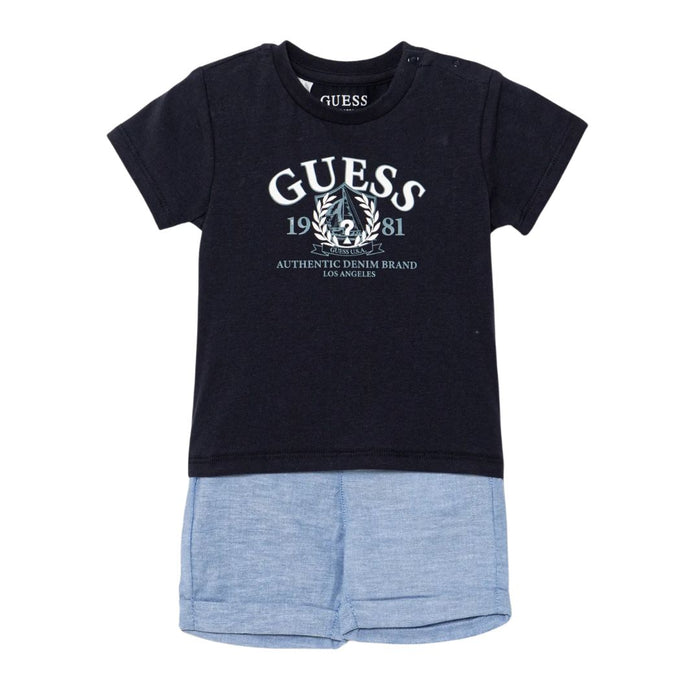 Babies Navy T-Shirt & Shorts Set