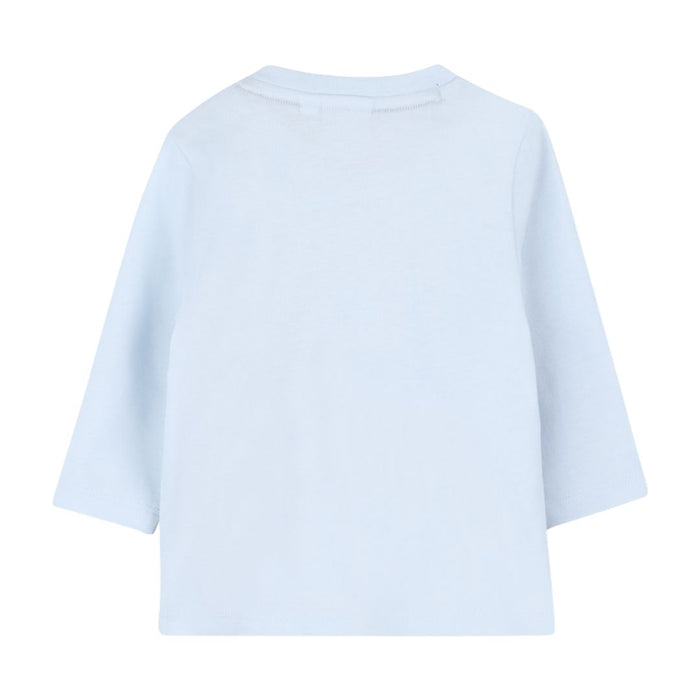 Babies Pale Blue Triple Logo Top