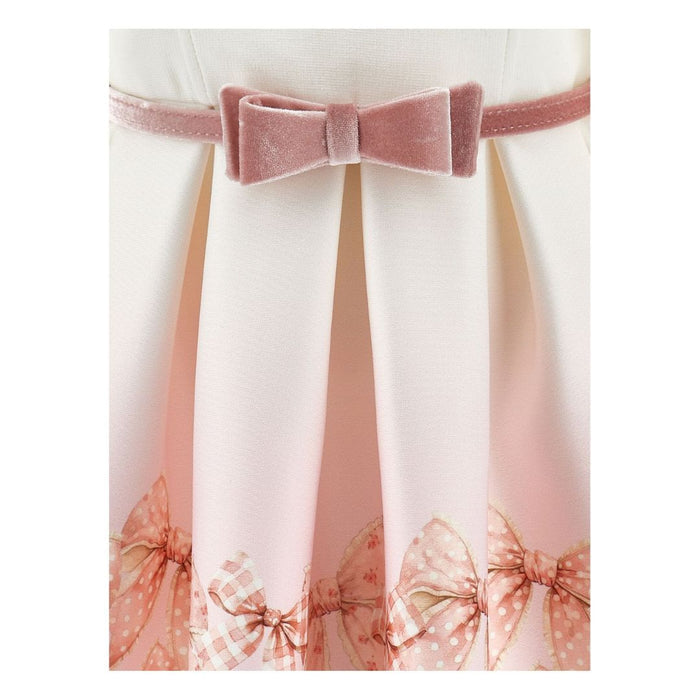 Babies Pale Pink Bow Dress