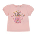 Babies Pink Flower & Teddy T-Shirt