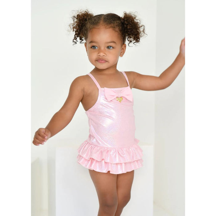 Babies Pink Sparkle Swimsuit