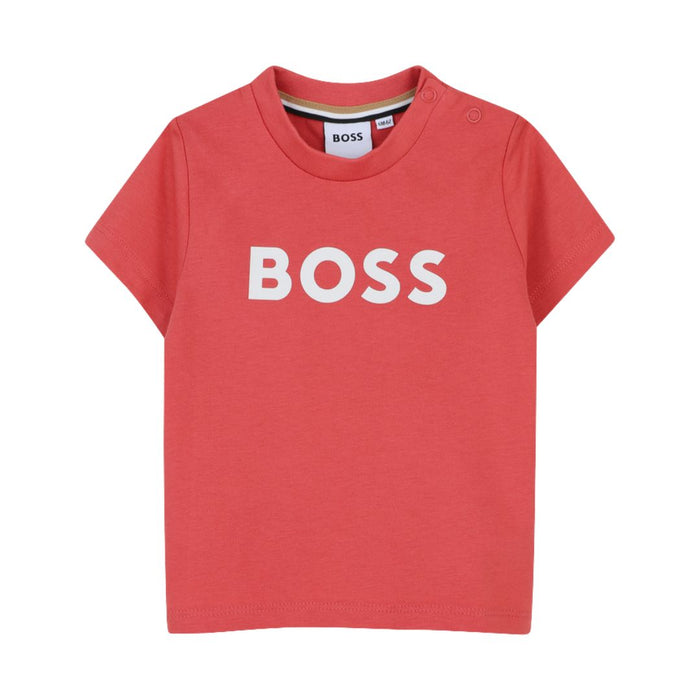 Babies Raspberry Red Logo T-Shirt