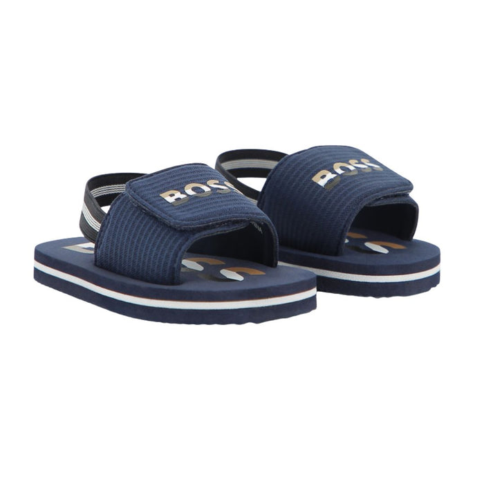 Baby Boys Navy Slides