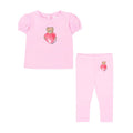 Baby Girls Pink Legging Set