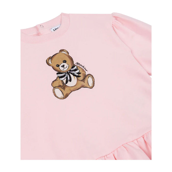 Baby Girls Pink Teddy Dress