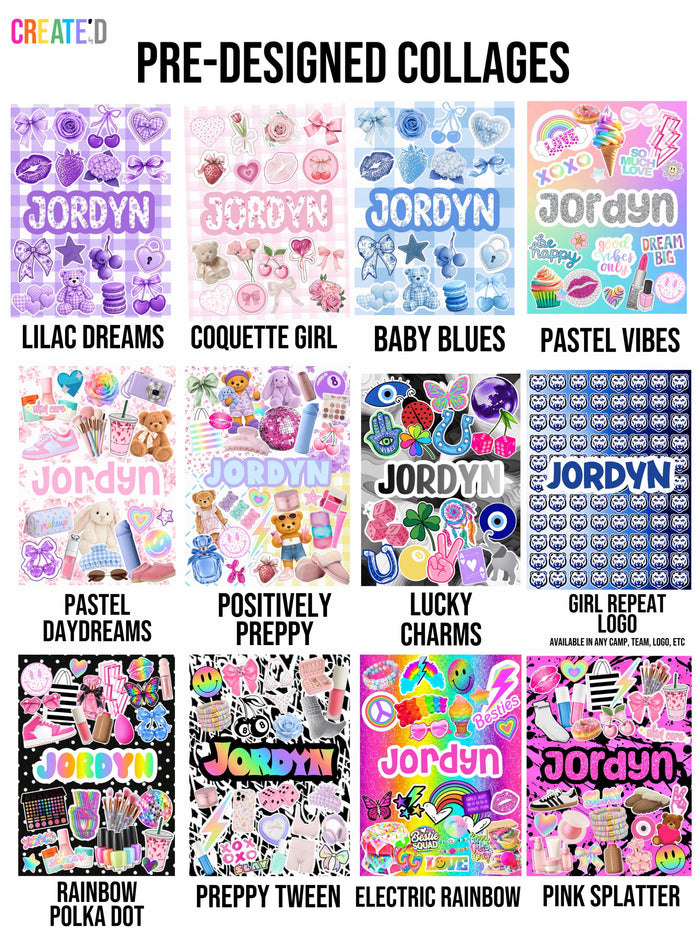 Backpack - Pre-Designed Collages