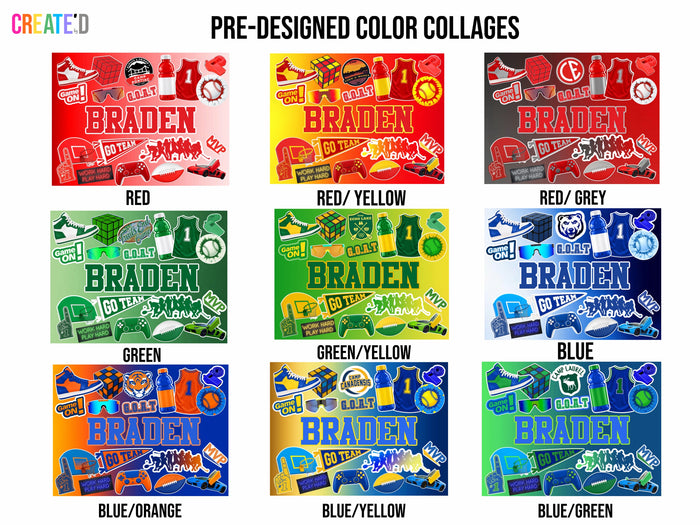 Bag Charm Kits - Pre-Designed Collages