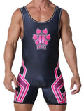 Bandit Zipper Singlet - Pink