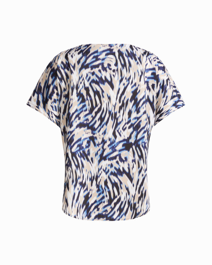 Anne Klein Bateau Neck Blouse
