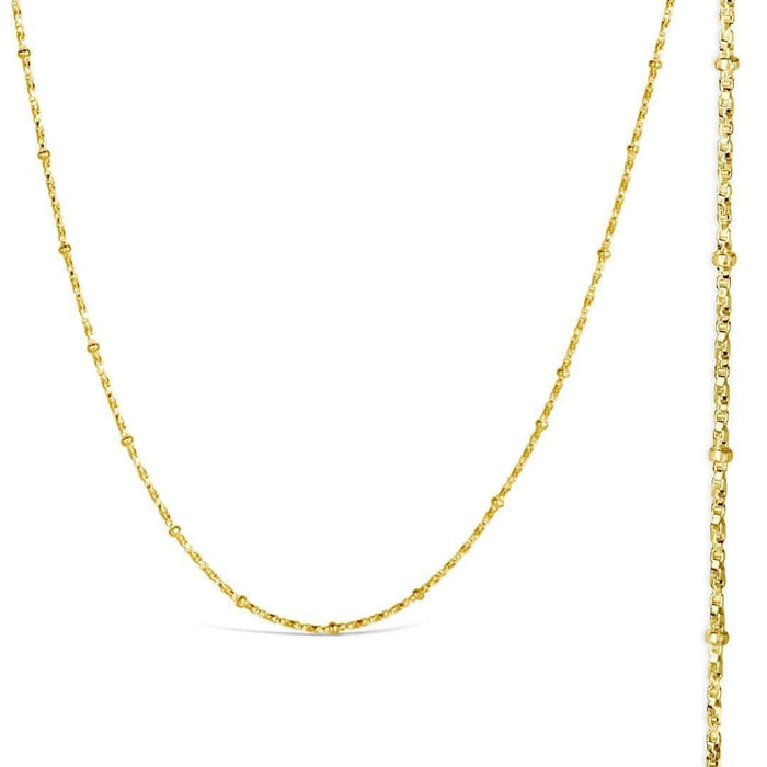 Beaded Chain | Gold Vermeil