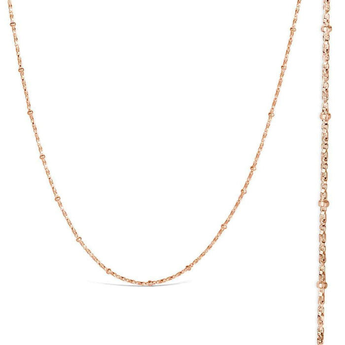 Beaded Chain | Rose Gold Vermeil