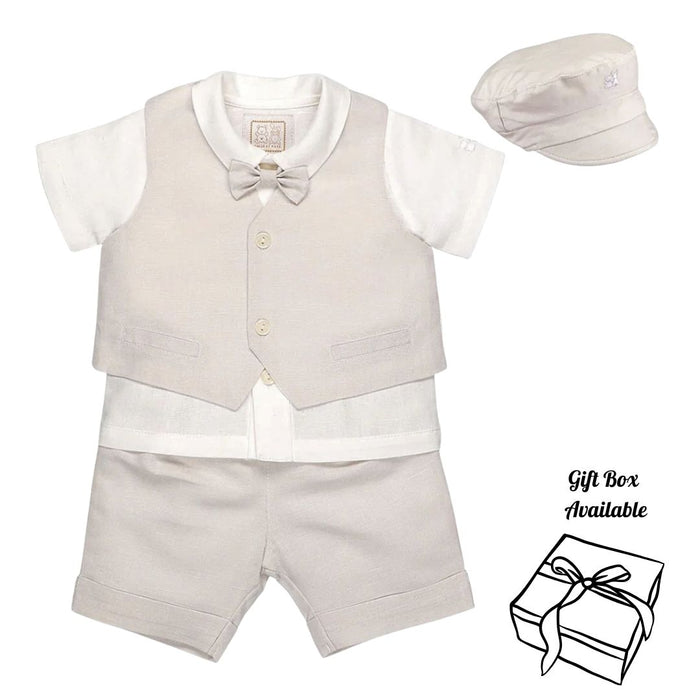 Beige 3 Piece 'Perry' Outfit & Hat