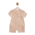Beige Cargo Romper