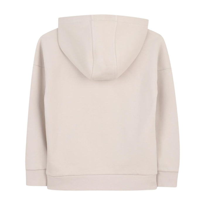 Beige Logo Hoodie