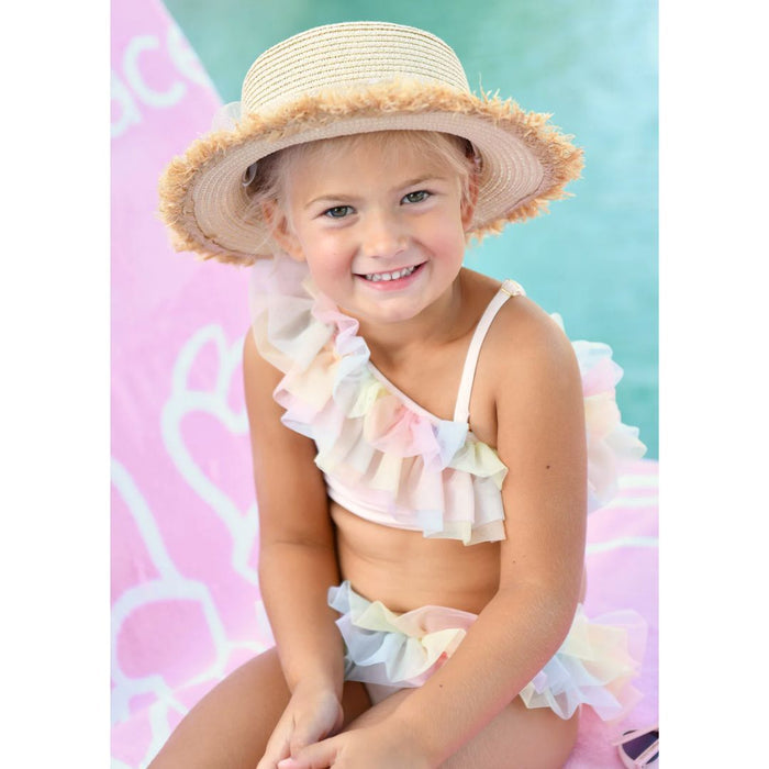 Beige Straw Hat
