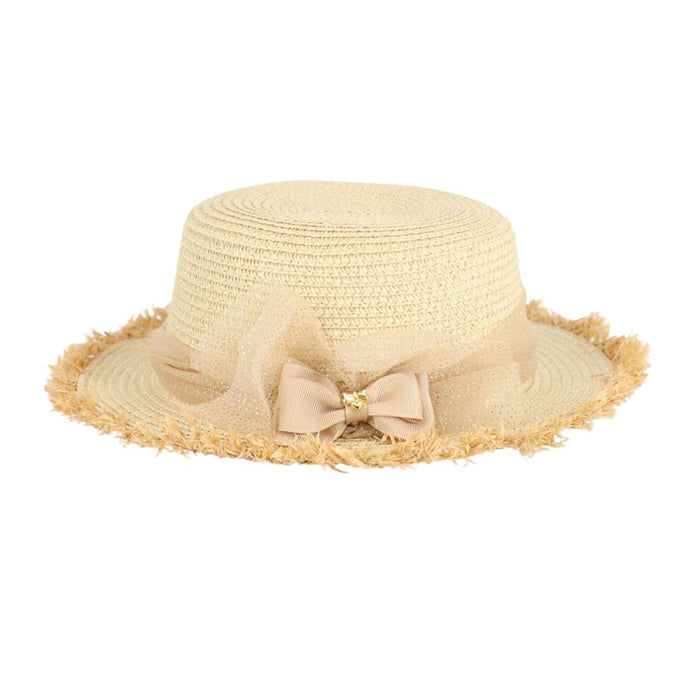 Beige Straw Hat