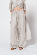 Billow Linen Blend Slacks - Canapa