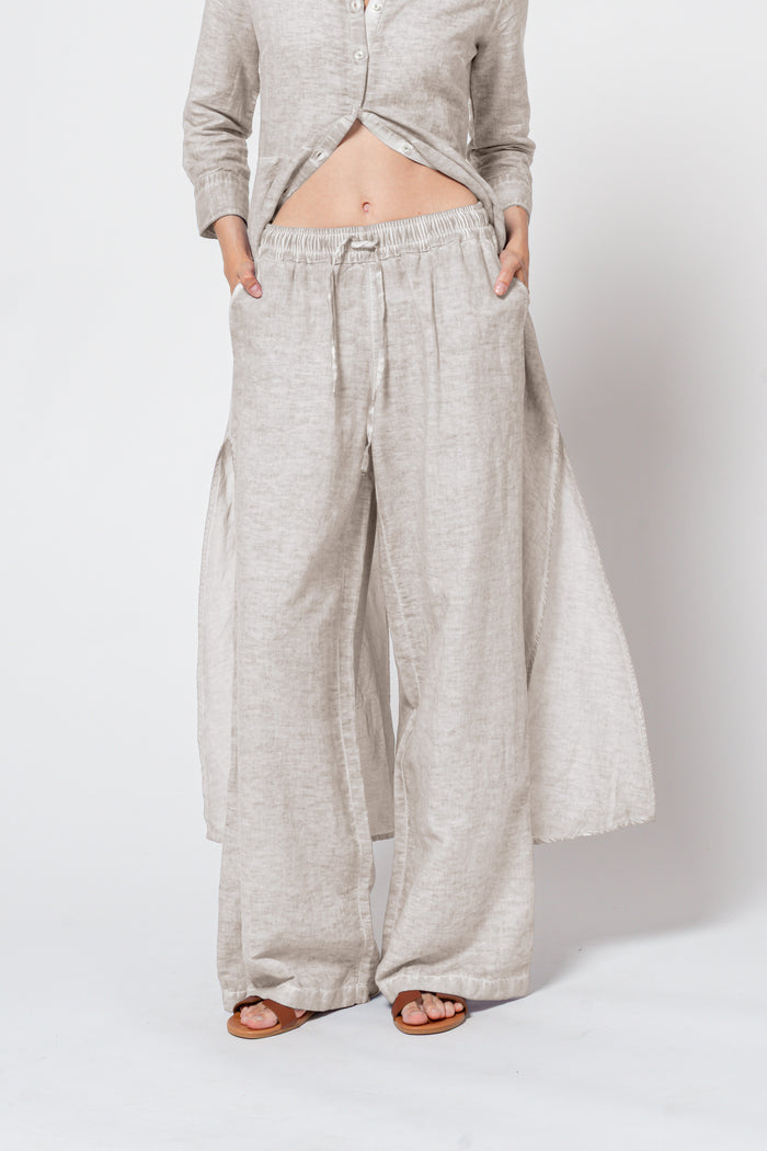 Billow Linen Blend Slacks - Canapa
