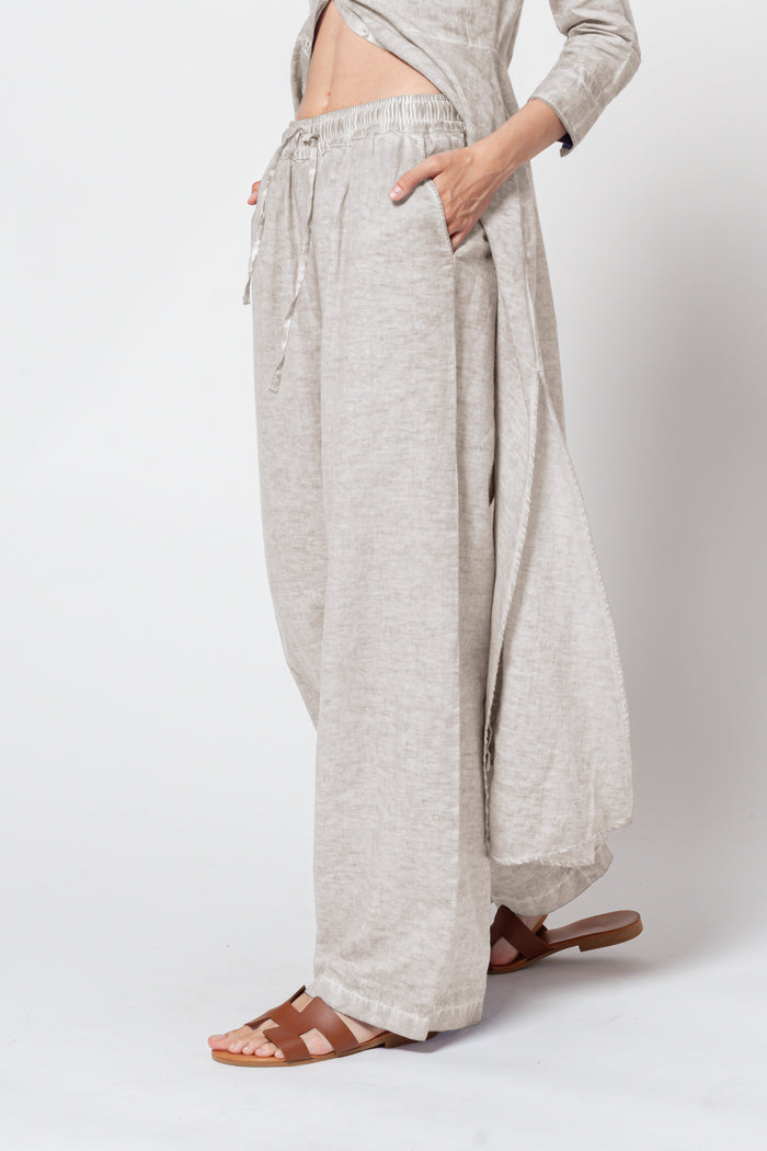 Billow Linen Blend Slacks - Canapa