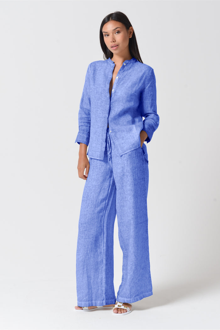 Billow Linen Slacks - Bay