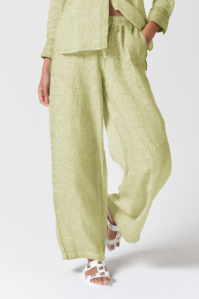 Billow Linen Slacks - Pera