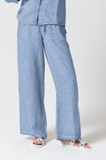 Billow Linen Slacks - Polar