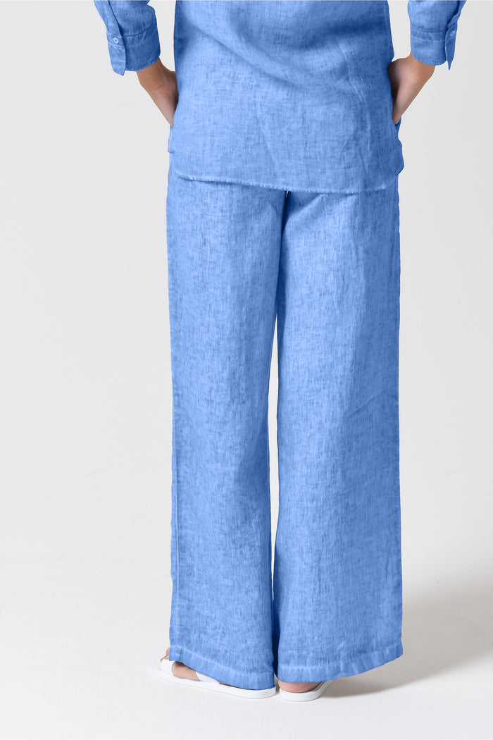 Billow Linen Slacks - Santorini